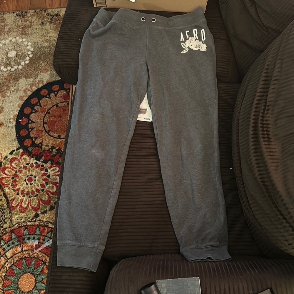 Aeropostale Large Size Dark Gray Sweatpants
